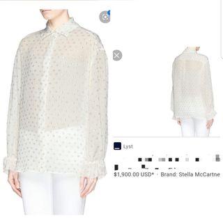 SALE Luxury Stella Mccartney Silk Top Designer Brand