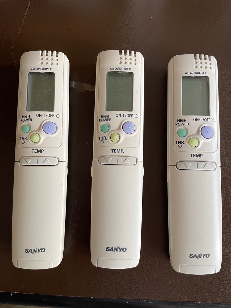 Sanyo aircon remote, TV & Home Appliances, Air Conditioners & Heating