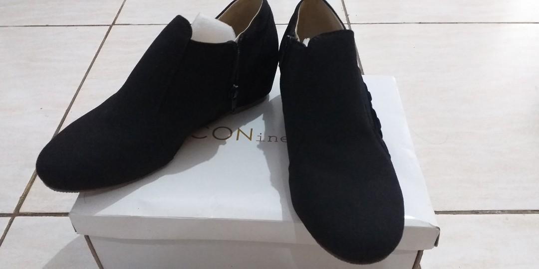 Sepatu wedges boots new arrivals