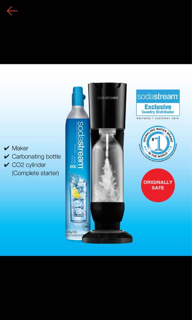 Sodastream Genesis Black, Furniture & Home Living, Kitchenware