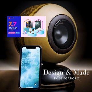 Soundkraft Enigma (Made in Singapore) Stereo Hifi bluetooth speakers