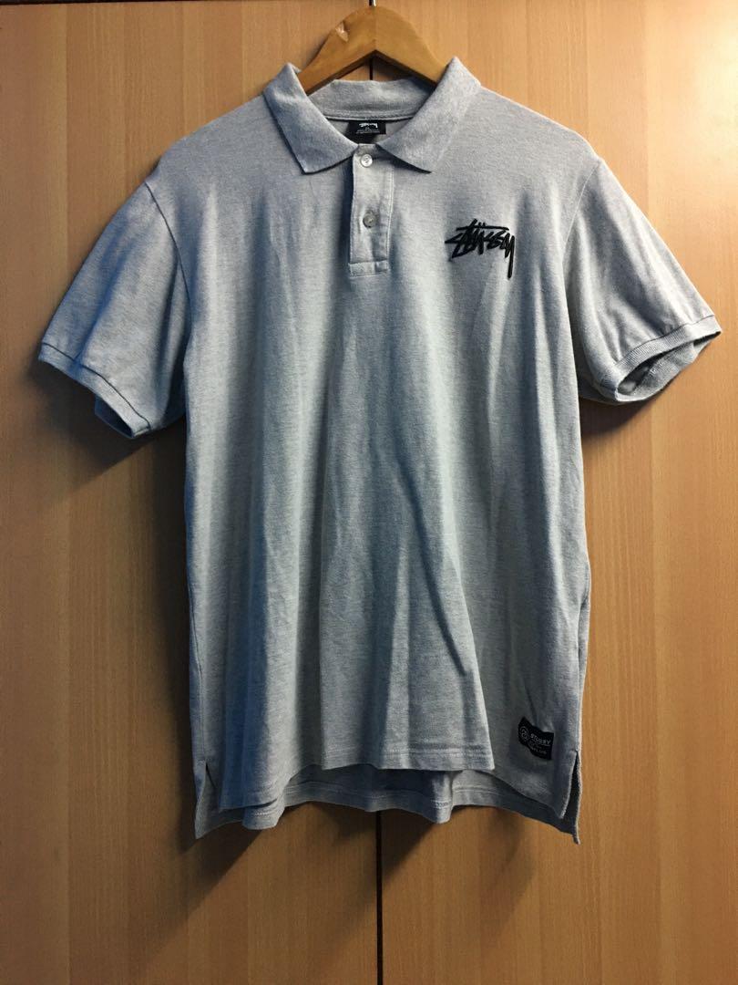 Stussy polo button down (Category: Tshirts & Polo Shirts ) located in Caloocan City. Submitted by thrift.crcl (Listing ID 1171408971, Image 1). Description: Wts Stussy polo button down 21.5 width 28 length Excellent condition Badly needwash lang kasi nastock sa cabinet 999 only.