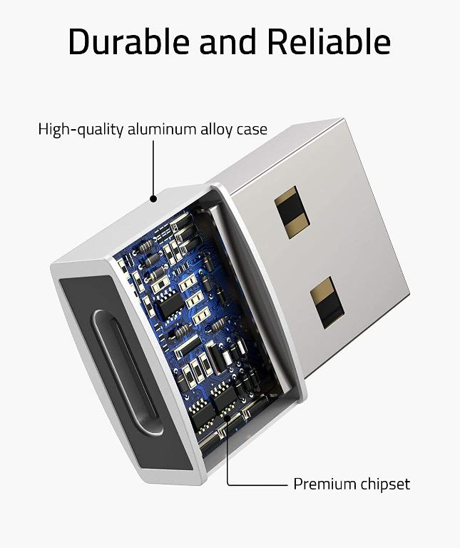 Syntech USB C Female to USB Male Adapter Pack of 3[Aluminum Shell, High