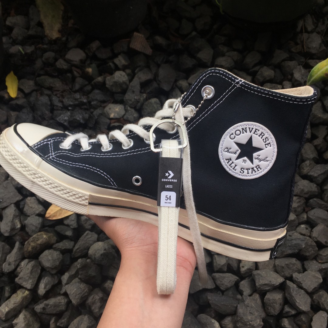 Tali Sepatu Converse 70s Original Fesyen Pria Aksesoris Lainnya Di