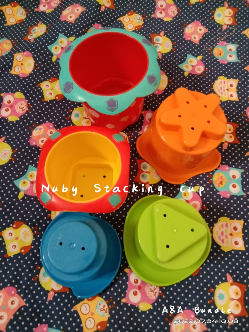 Nuby splish splash stacking cups on sale