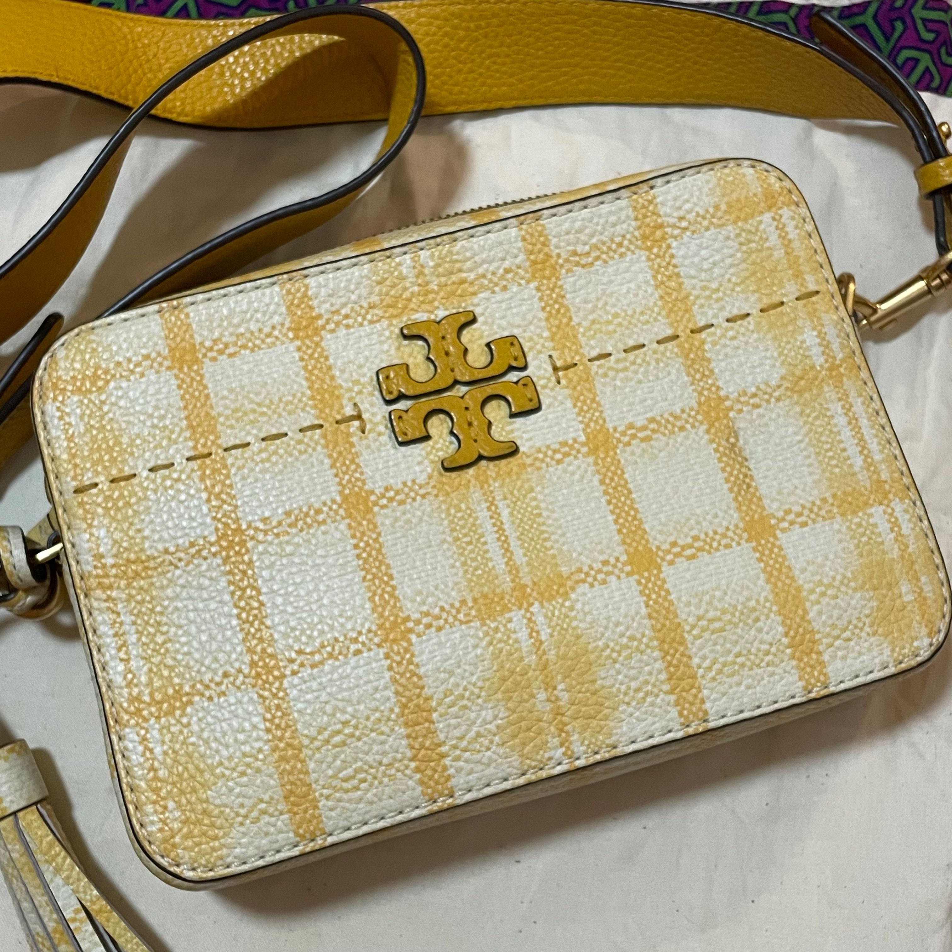 Mcgraw plaid camera bag deals