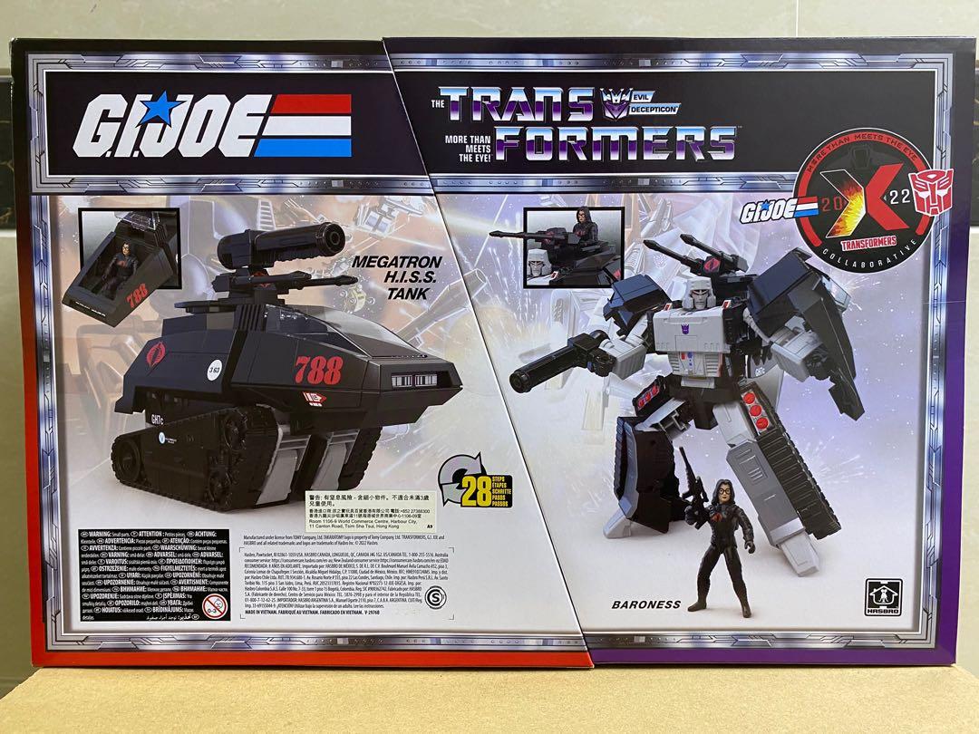 Transformers x G I Joe hiss tank Baroness Megatron H.I.S.S. Tank gi joe