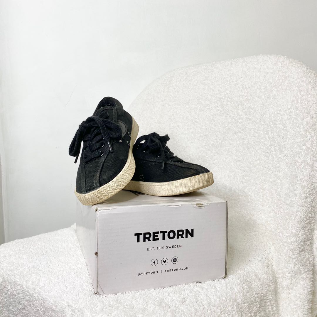 Tretorn outlet black sneakers
