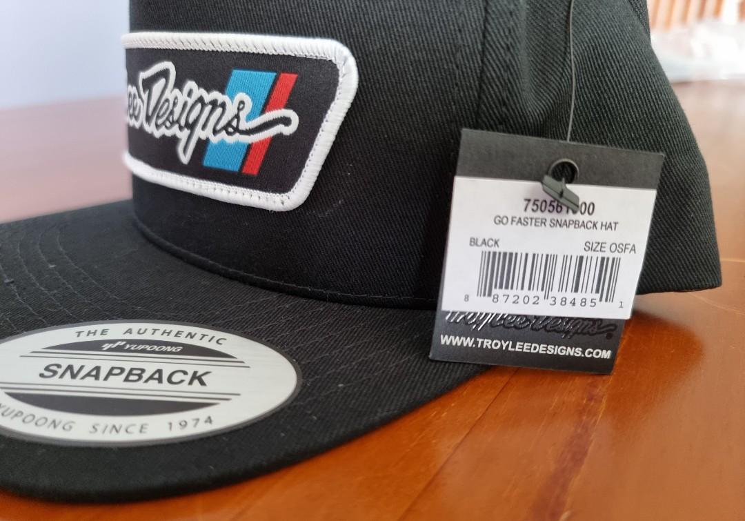 Snapback Hat Go Faster Black