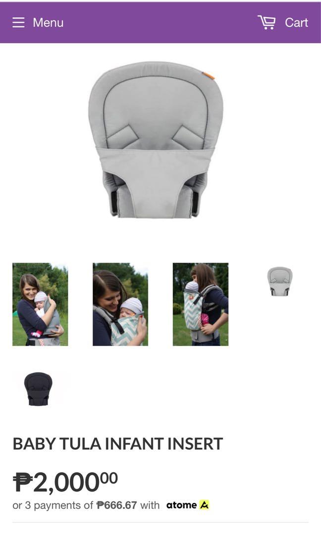 Tula carrier infant insert online