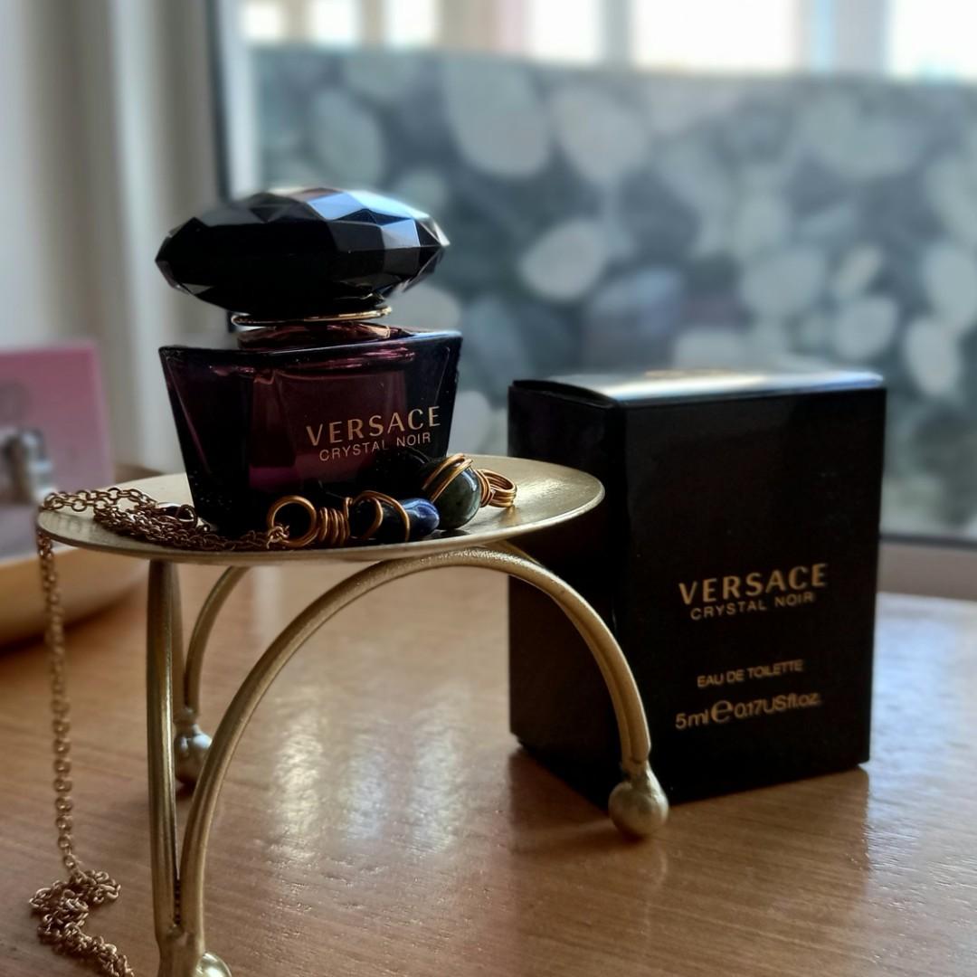 Versace crystal noir mini, Beauty  Personal Care, Fragrance  Deodorants  on Carousell