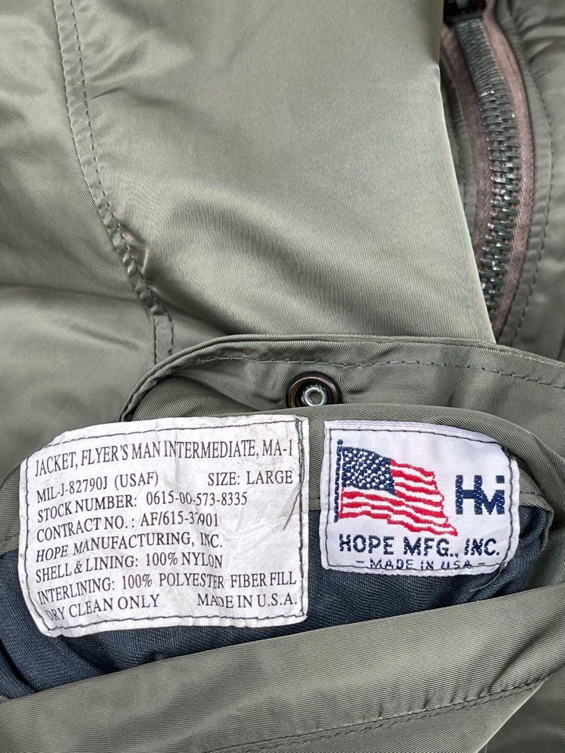 HOPE MFG INC,MA-1 ブルゾン-