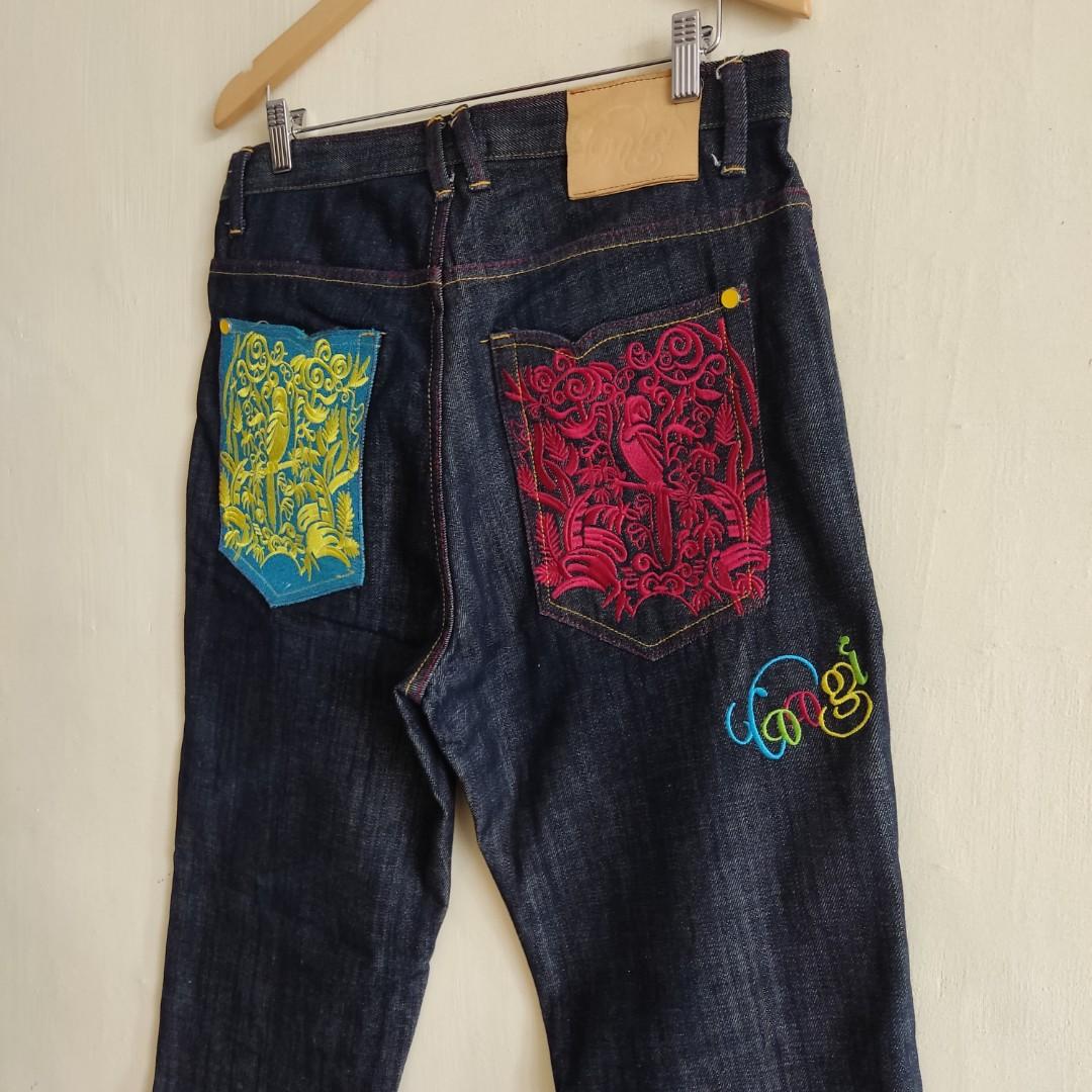Vintage COOGI Parrot embroidered pocket logo jeans, Men's Fashion ...