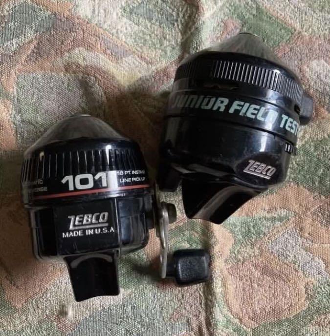 Vintage Zebco fishing reels, set of 2, made in USA