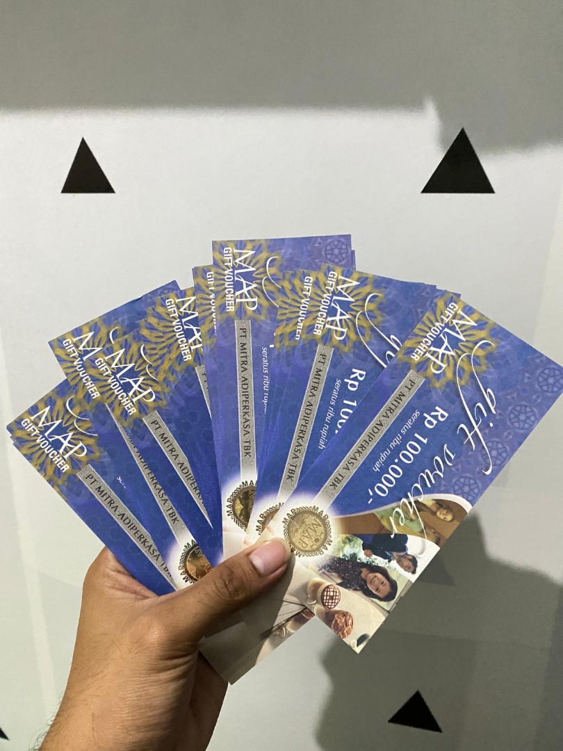 Voucher MAP TOTAL 3juta exp des 2024, Tiket & Voucher, Kartu Hadiah