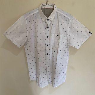 WHITE SHIRT BY NEVADA / KEMEJA LENGAN PENDEK PUTIH