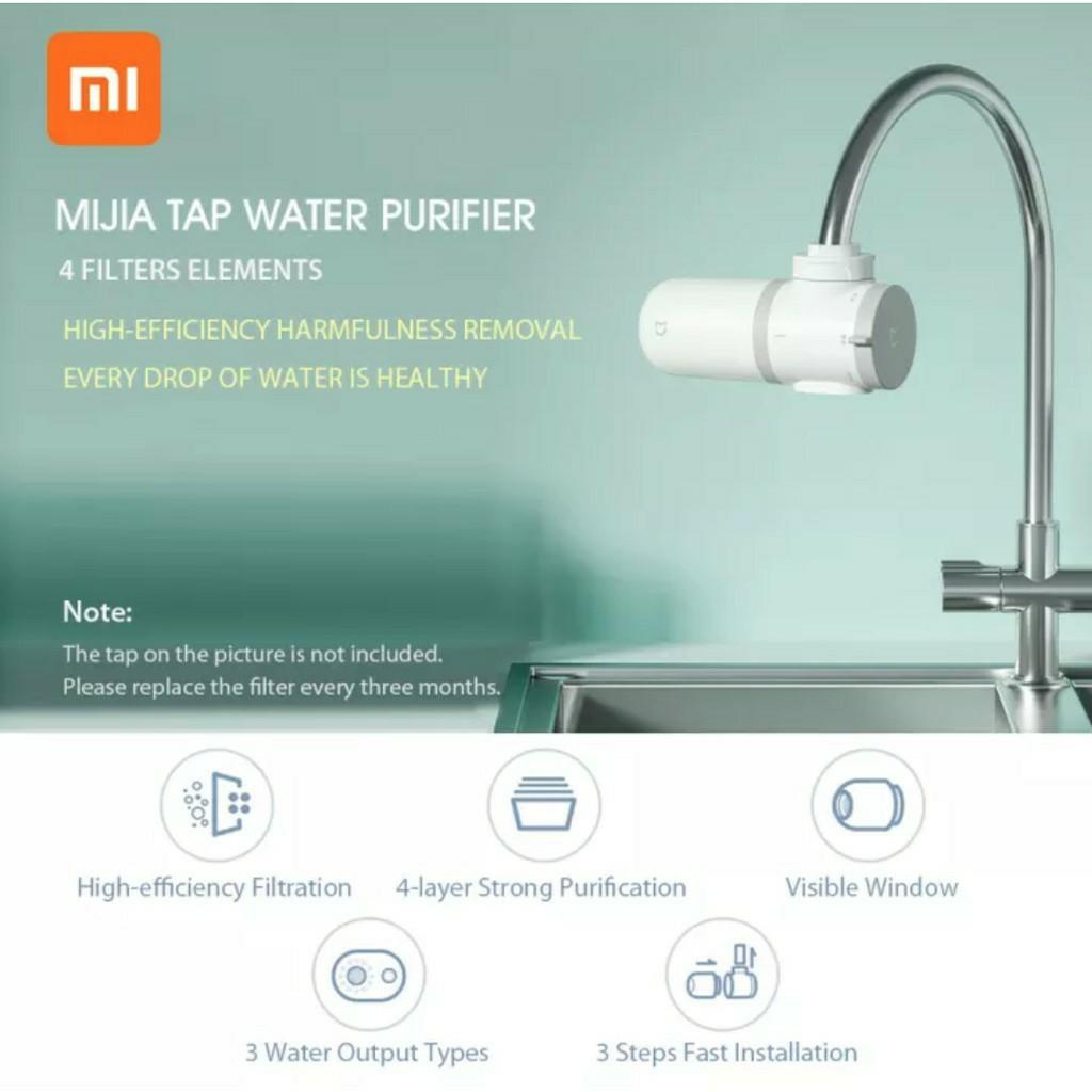 Xiaomi Mi Mijia Faucet Water Filter Purifier MUL11 Bathroom Kitchen Tap Filtration Cleaner