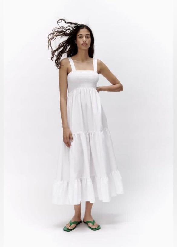 Zara White Maxi Dress 🤍, Women's 
