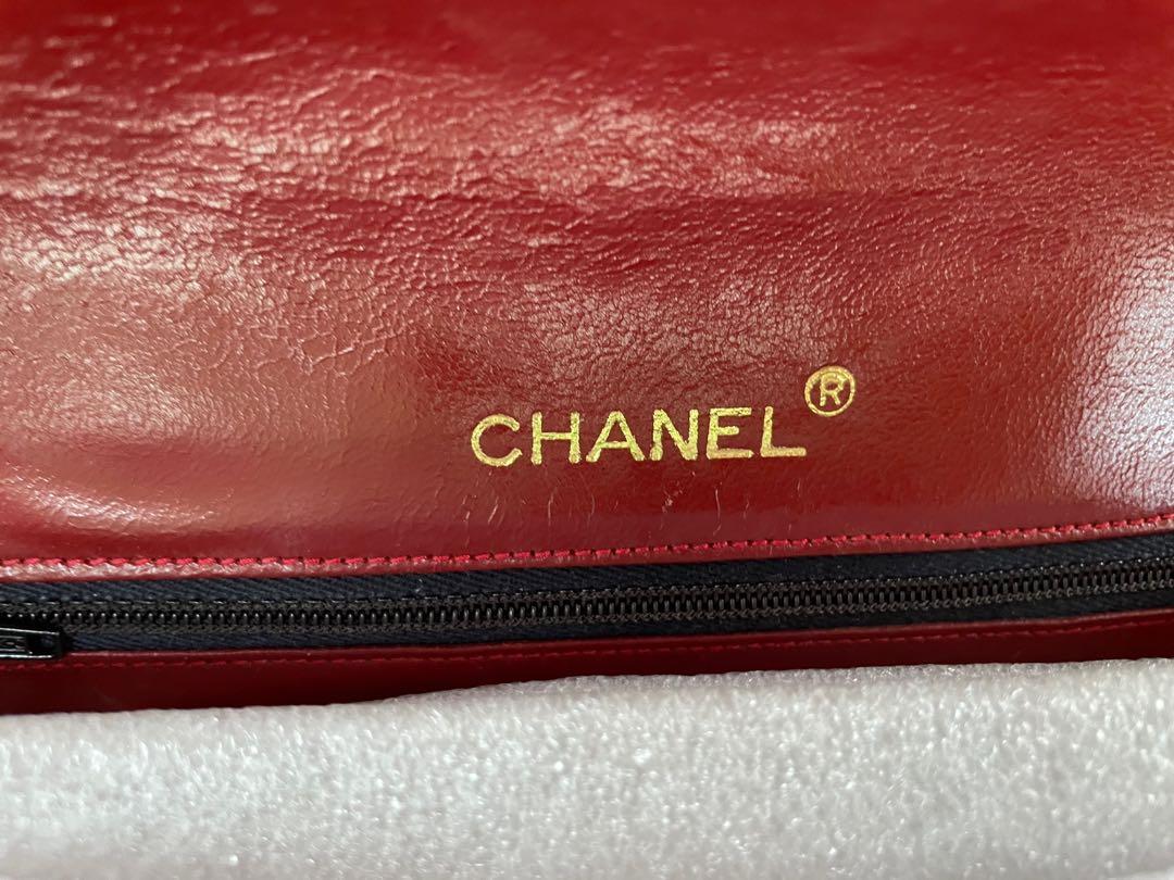 100% AUTHENTIC CHANEL CHAIN BLACK LEATHER SHOULDER BAG ...