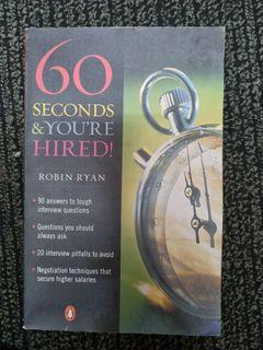 60 seconds and ur hired book