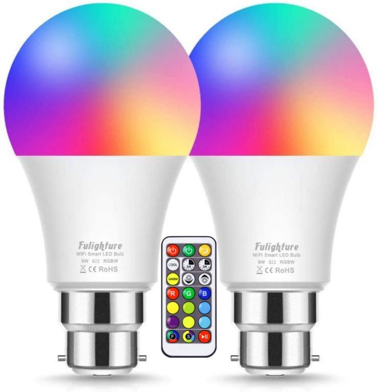 20Pack Colored Bulbs LED 2W E27 G45 Lighting Bulbs,LED Coloured GolfBall Bulb, 