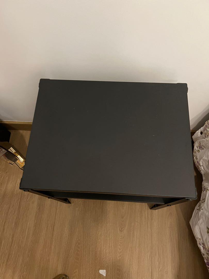 8 IKEA bedside table metal , Furniture & Home Living, Furniture, Tables & Sets on Carousell
