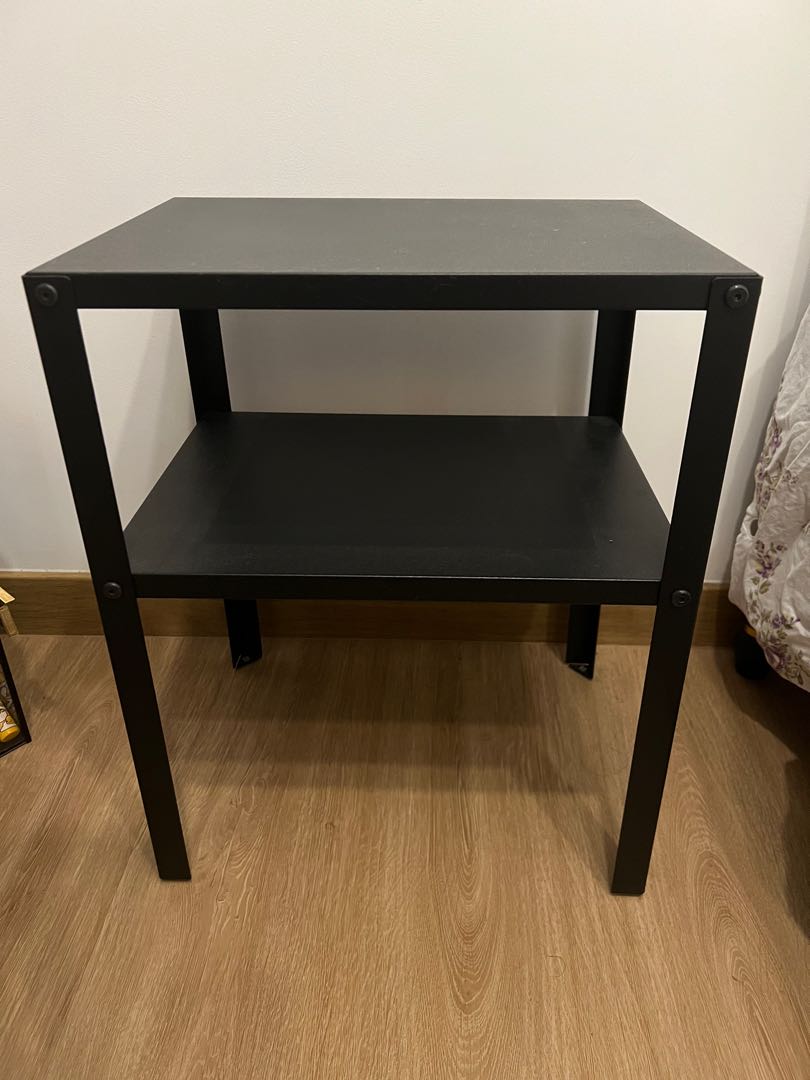 8 IKEA bedside table metal , Furniture & Home Living, Furniture, Tables & Sets on Carousell