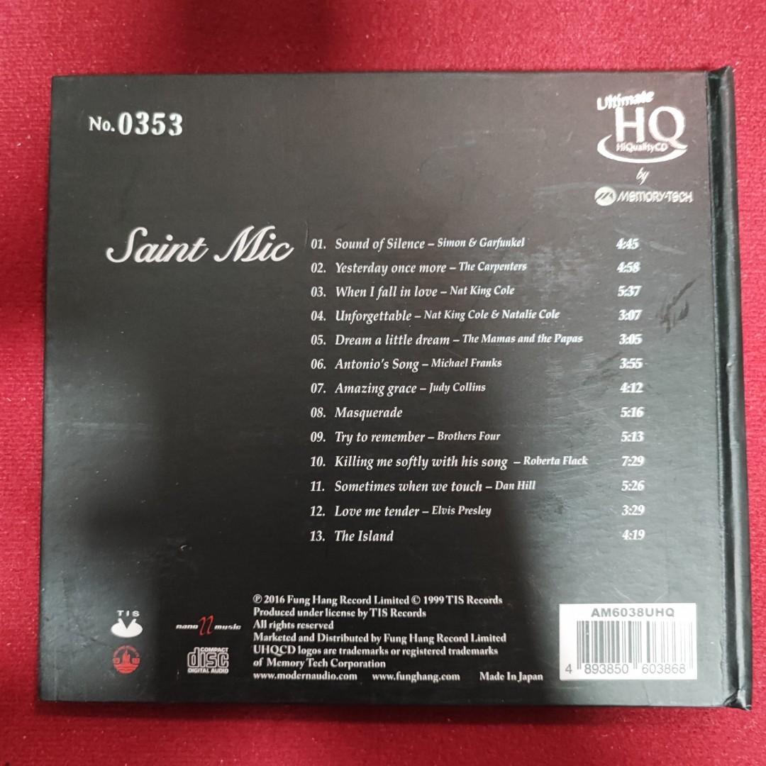 90%new 日本製發燒試音碟發燒人聲咪聖Scottie Wright – Saint Mic UHQ 