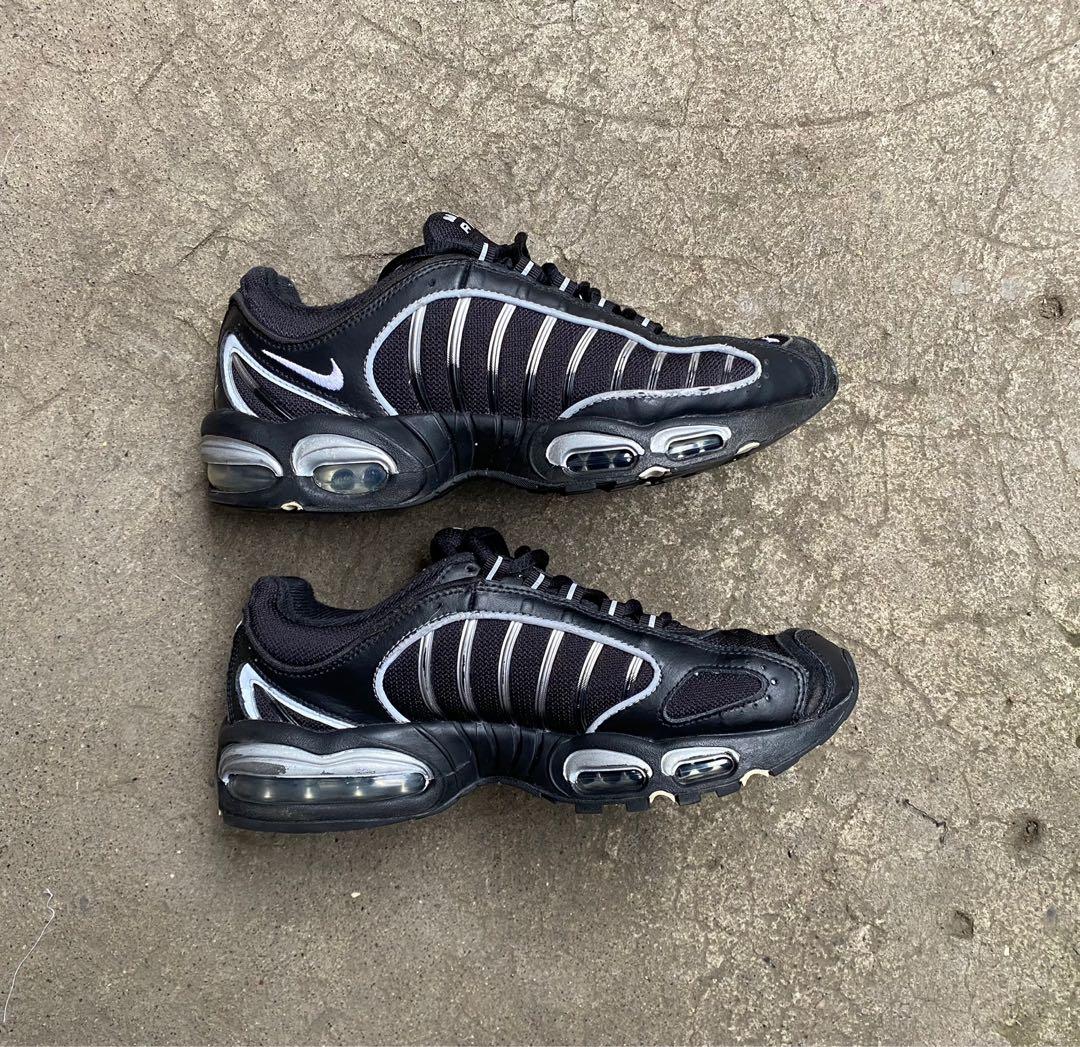 Airmax Tailwind 4 Black Metallic Silver Men s Fashion Footwear