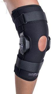 Assorted New Donjoy Trufit Sport Support Hinged Knee Brace for athletes SMALL Size DonJoy Deluxe Hinged Knee Brace, Drytex Sleeve, Open Poplitea