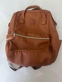 Authentic Anello Backpack pu leather