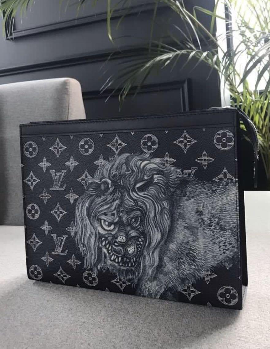 Authentic Louis Vuitton Chapman Brothers Lion Pochette brand new lv kim jones virgil abloh
