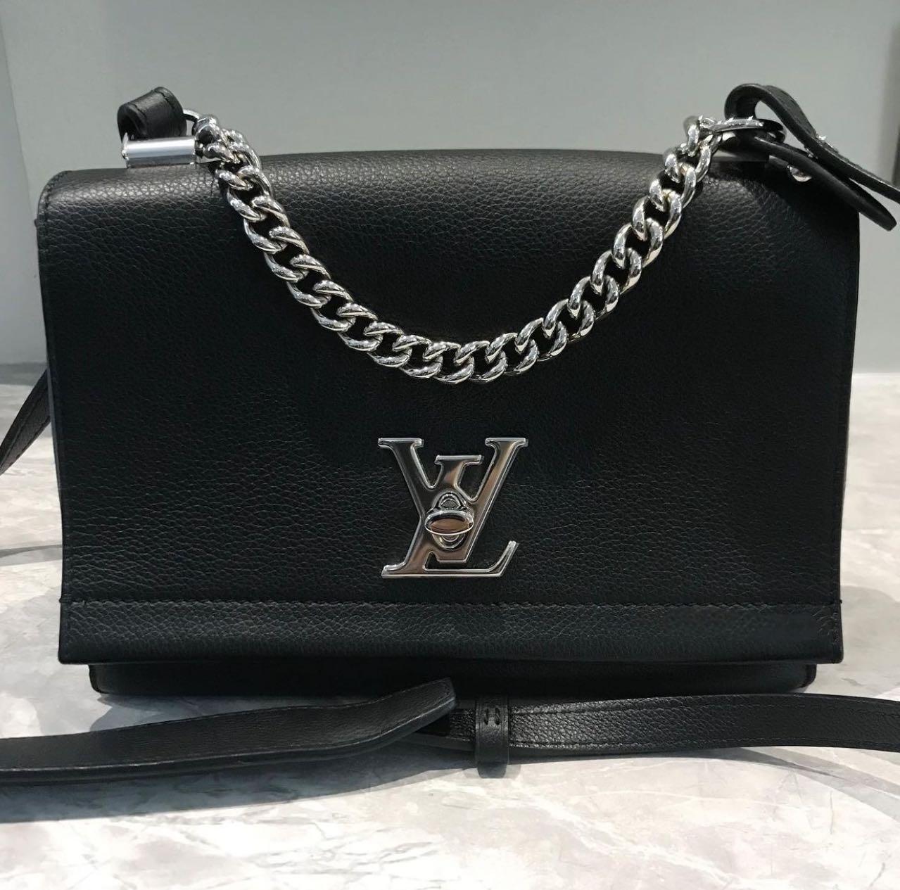 ViaAnabel  Louis Vuitton Pebbled Leather Lockme II BB Bag  This adorable Louis  Vuitton Leather Lockme 2 BB Bag is a must This may be the smaller version  of the Louis