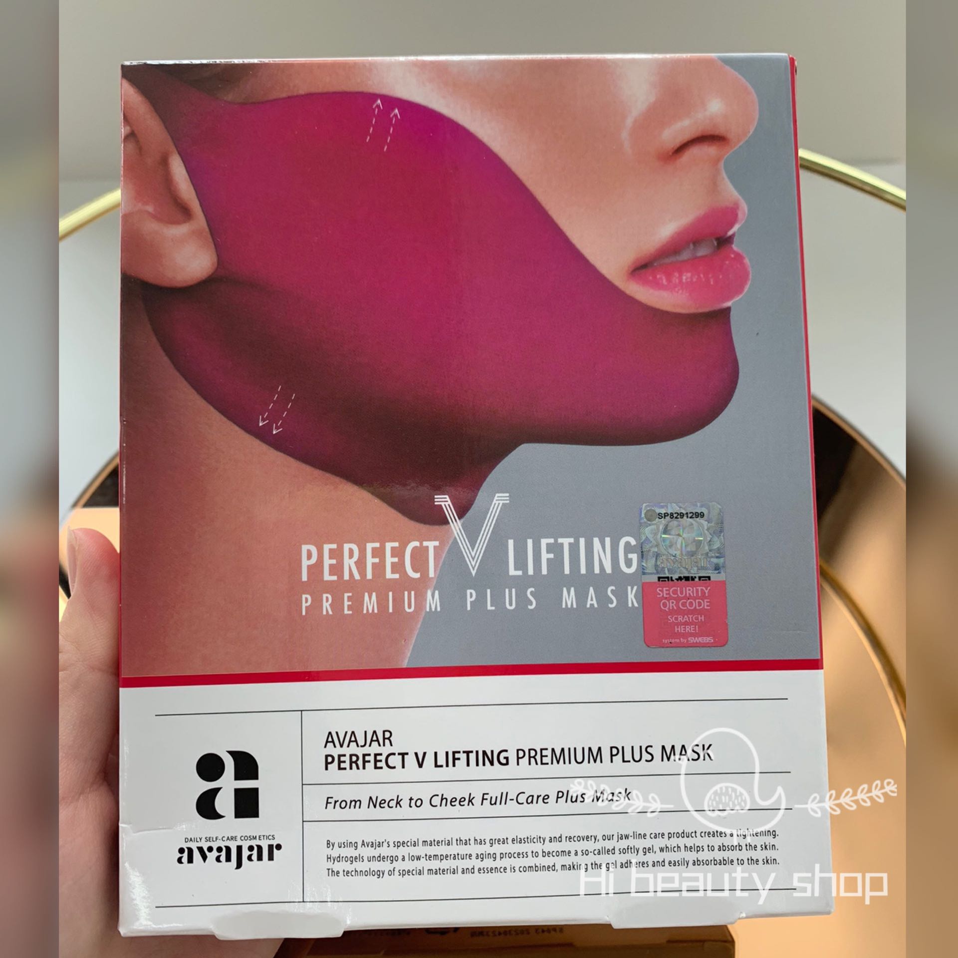 Avajar Perfect V Lifting Premium Mask （From Neck to Cheek ）韓國