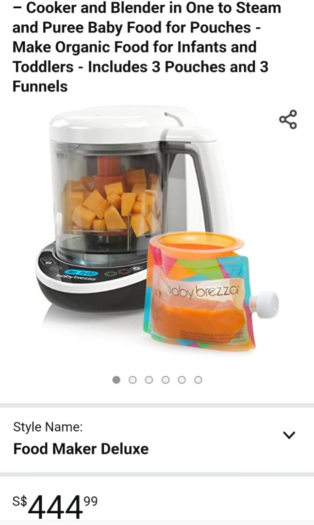 Baby Brezza Food Maker, Babies & Kids, Nursing & Feeding, Weaning & Toddler Feeding on Carousell