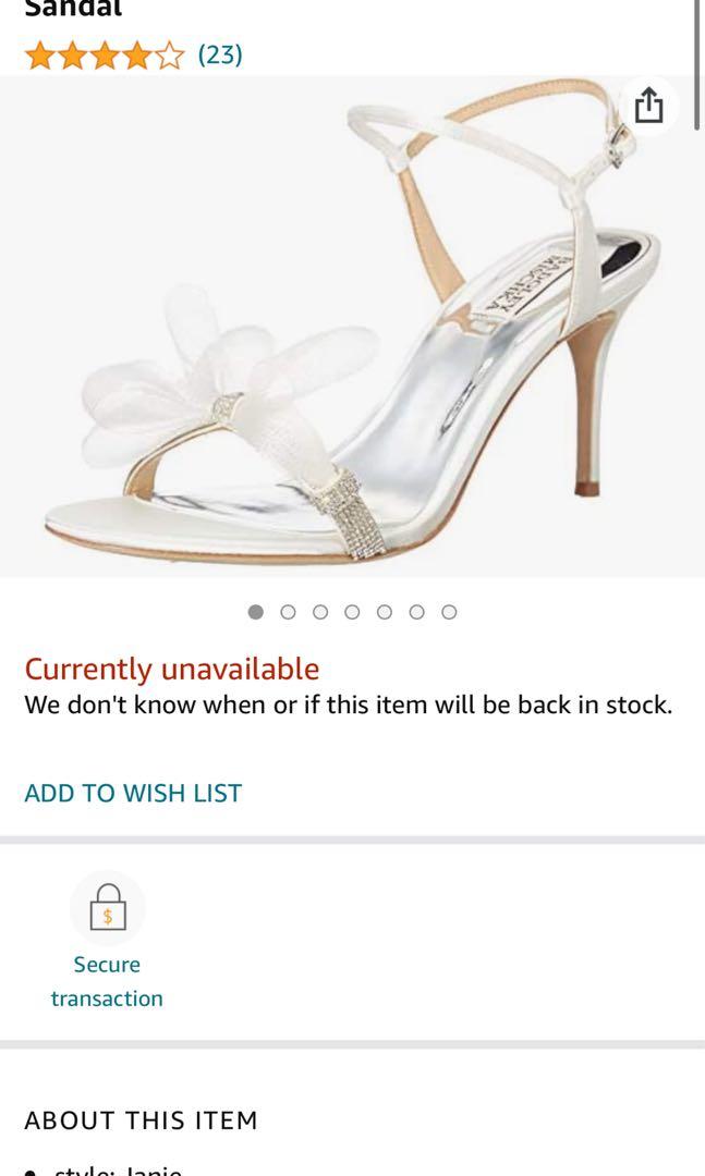 Badgley mischka hotsell janie sandal