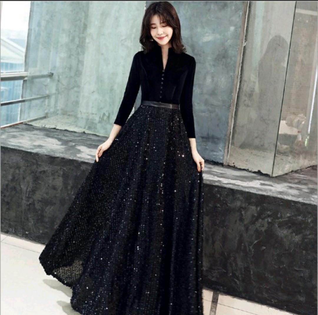 Fashion Dresses Evening Dresses Vera Mont Evening Dress black elegant 