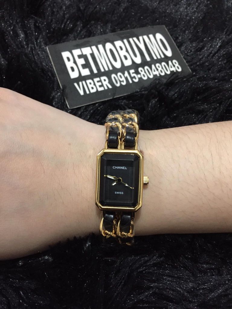 Black Gold Chain Watch, Women's Fashion, Watches & Accessories, Watches