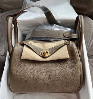 Hermes mini lindy etoupe sales