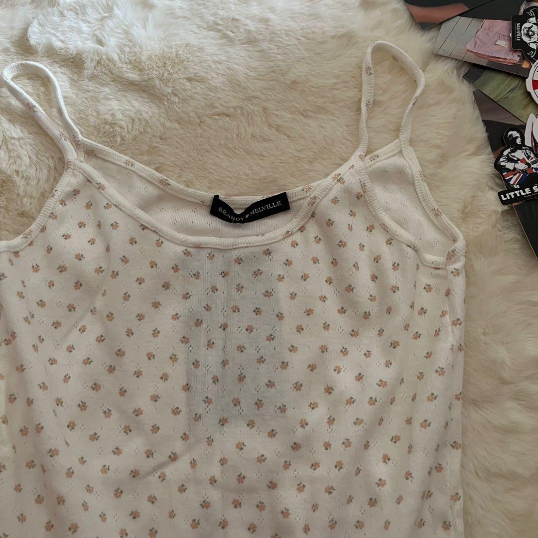 Brandy Melville Amara Lace Heart Tank Top White Size XS - $31 - From hanna
