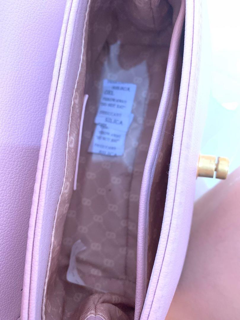 Buttonscarves alma flap bag lilac small new, Fesyen Wanita, Tas & Dompet di  Carousell