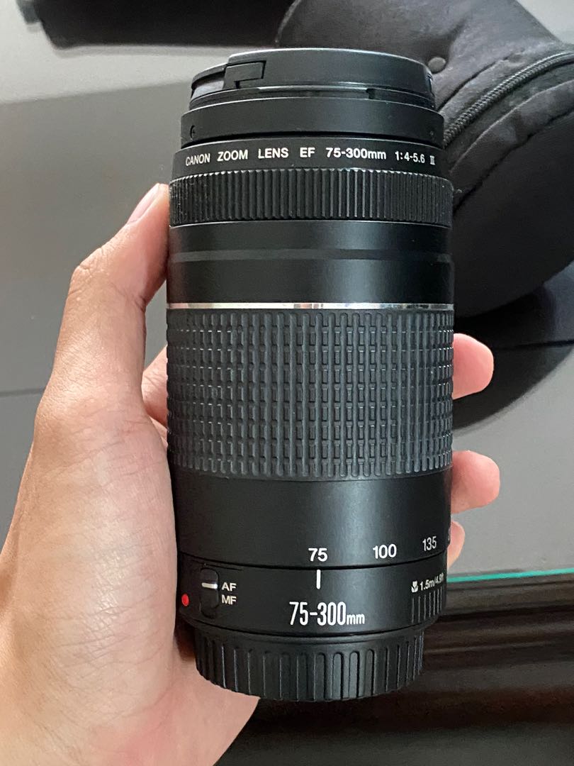 Canon Ef 75 300mm F4 5 6 Zoom Telephoto Lens Photography Lens Kits On Carousell