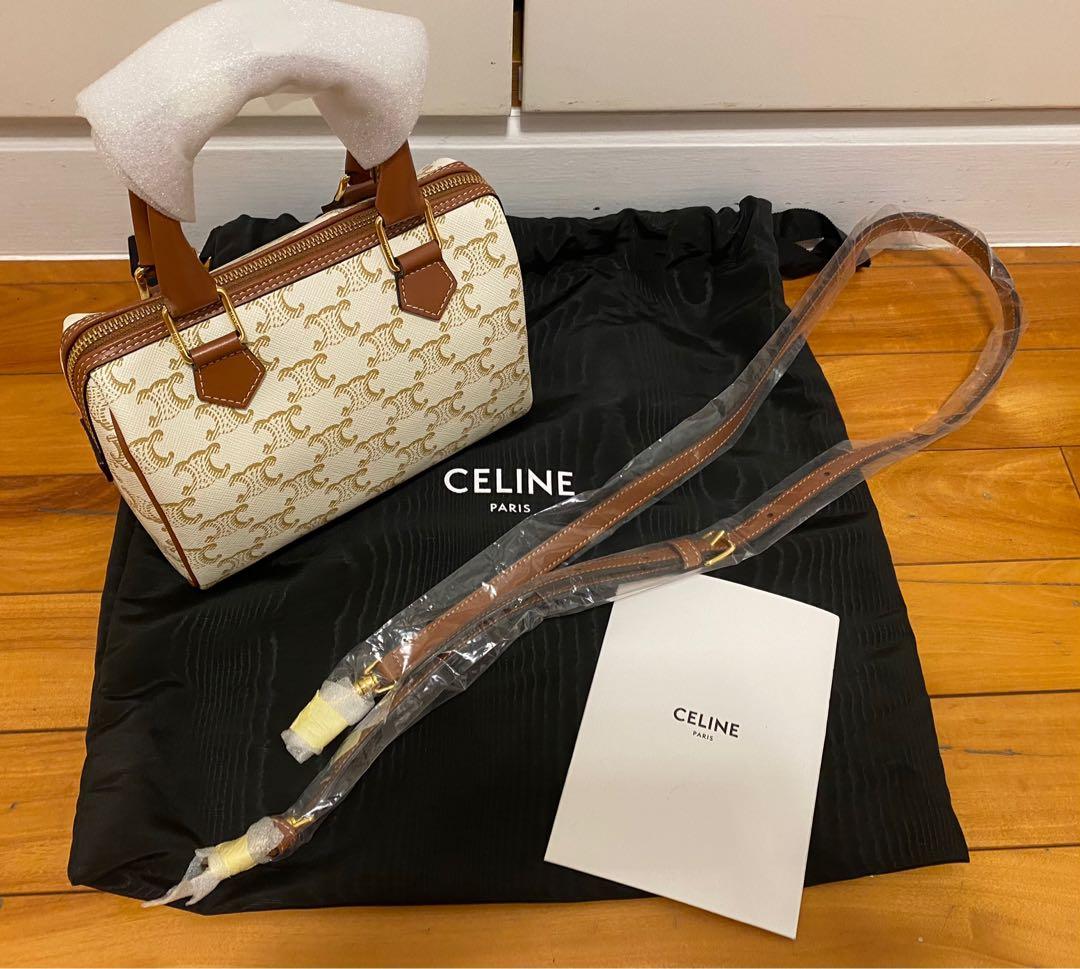 Celine Triomphe Boston Bag (Small) 手袋, 名牌, 手袋及銀包- Carousell