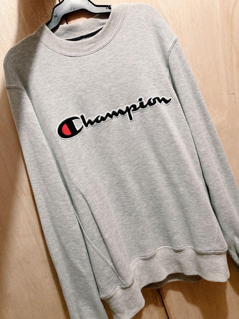 Champion hotsell sweater gray