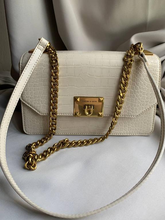 White sale snakeskin bag