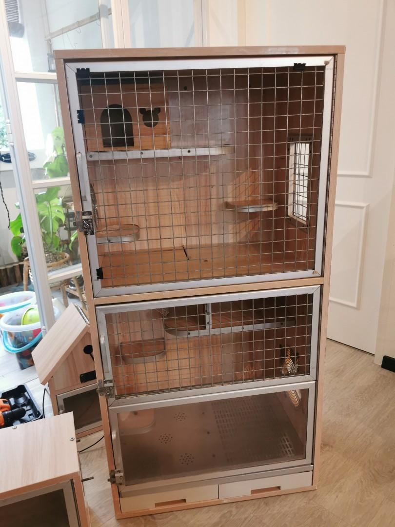 homemade chinchilla cage for sale