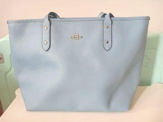 Coach Ava Totebag Baby Blue (Like New, Pemakaian pribadi)