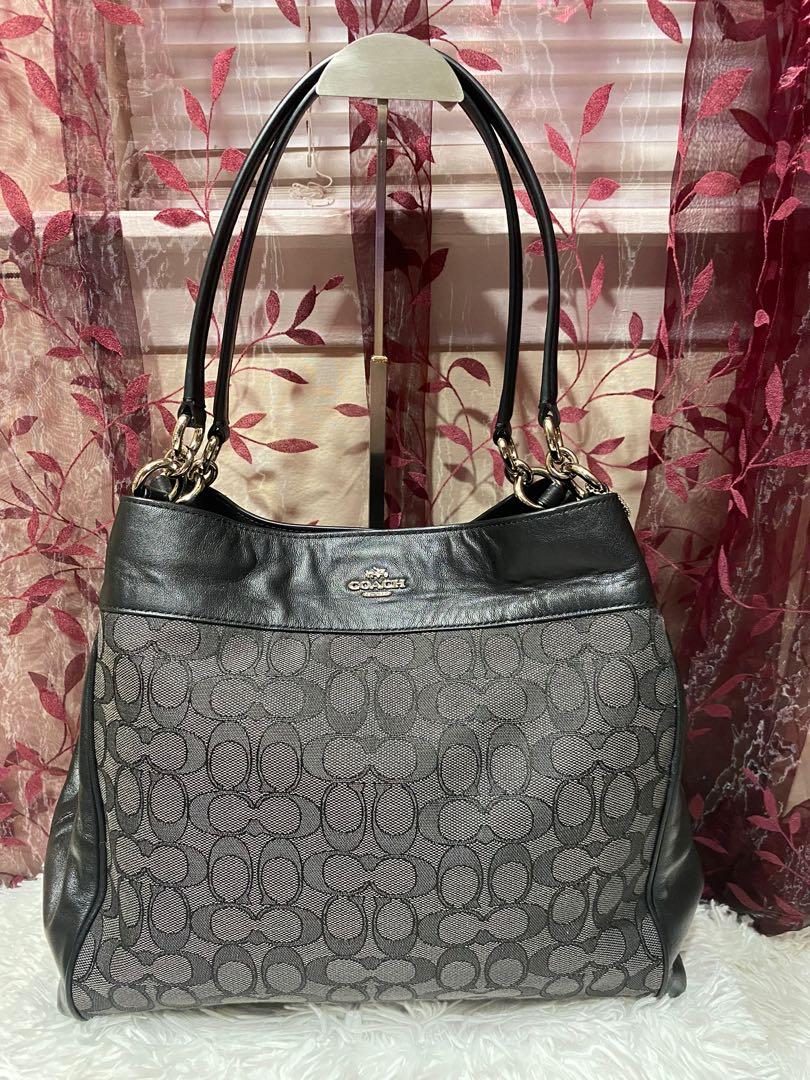 Coach small lexy shoulder bag in signature jacquard online
