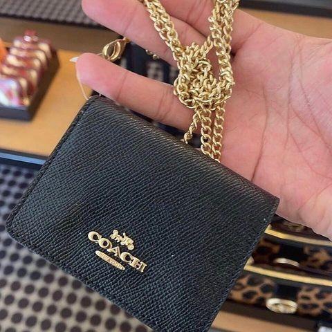 Coach Mini Wallet Chain Crossbody Sling Bag, Luxury, Bags & Wallets on  Carousell