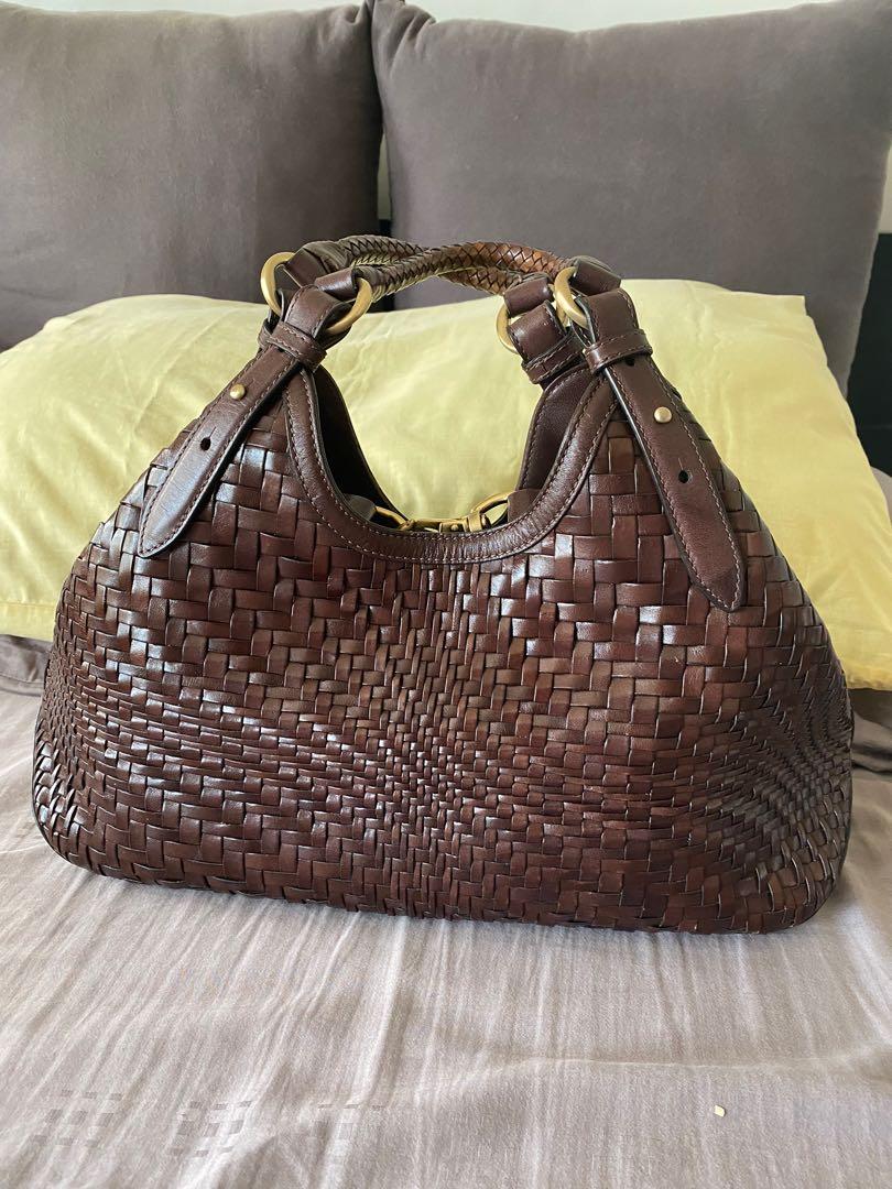 Cole haan woven leather bag new arrivals